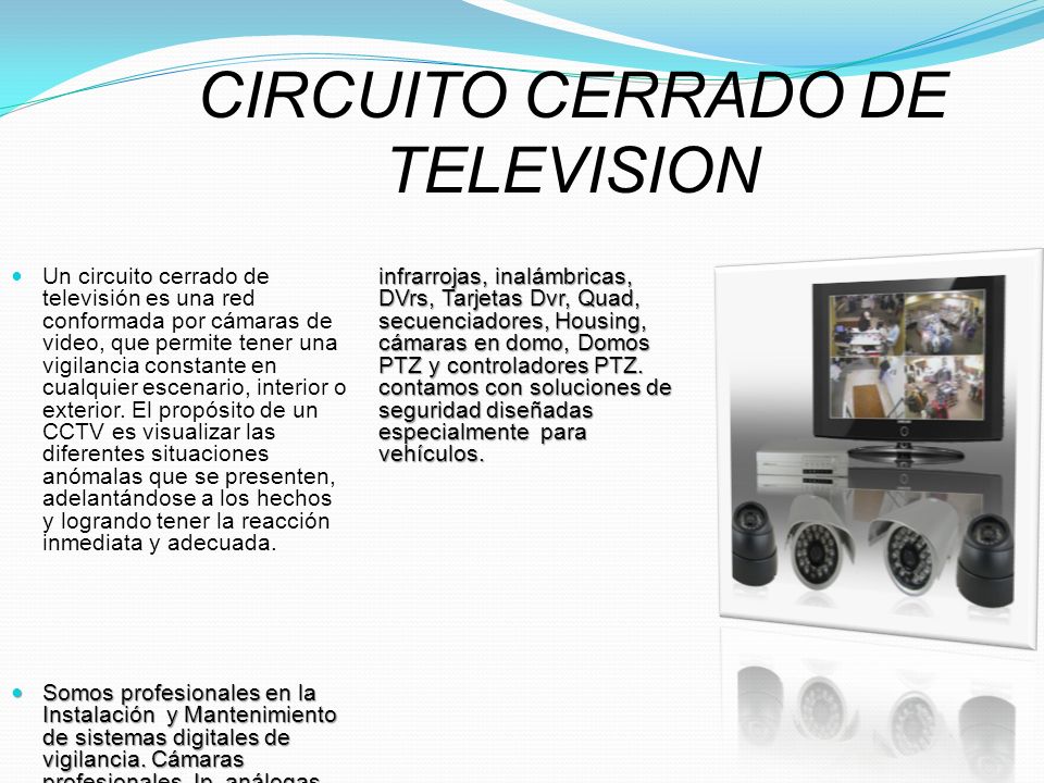 CIRCUITO CERRADO DE TELEVISION