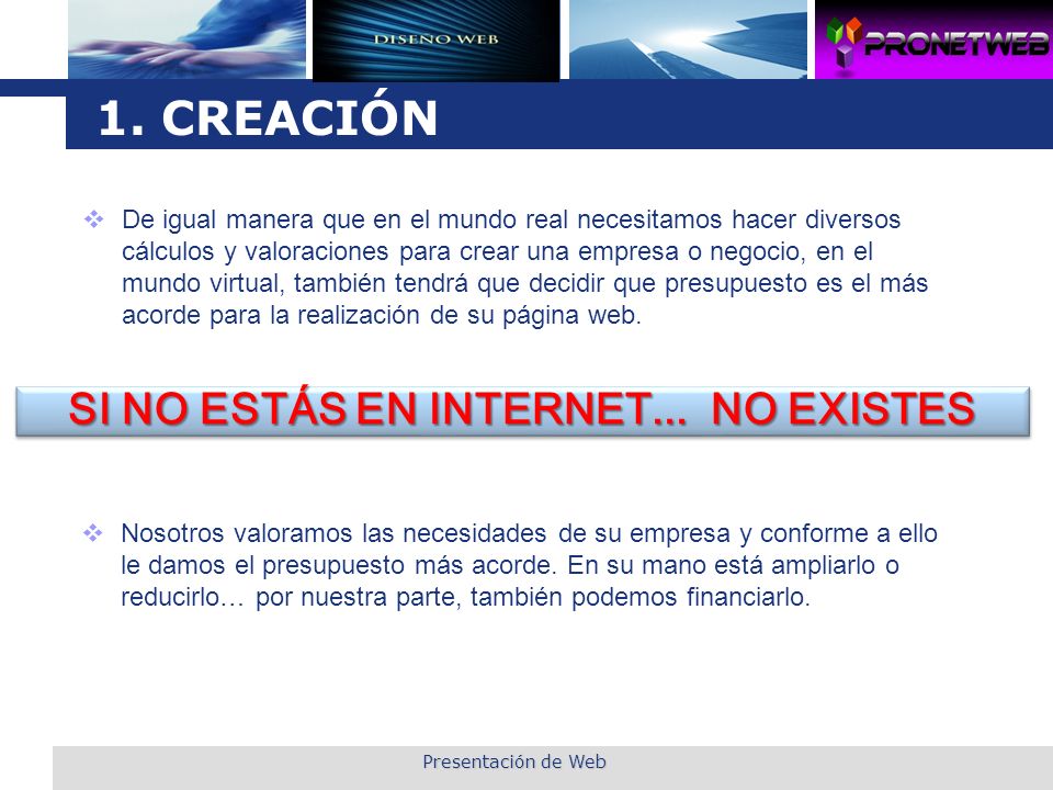 SI NO ESTÁS EN INTERNET... NO EXISTES