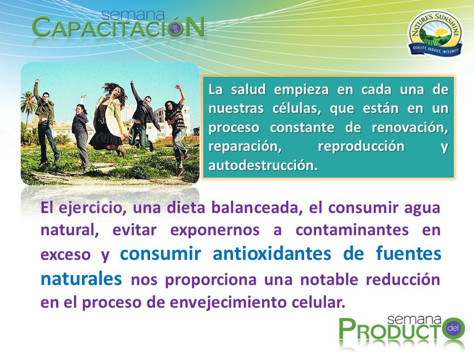 La salud empieza en cada una de nuestras células, que están en un proceso constante de renovación, reparación, reproducción y autodestrucción.