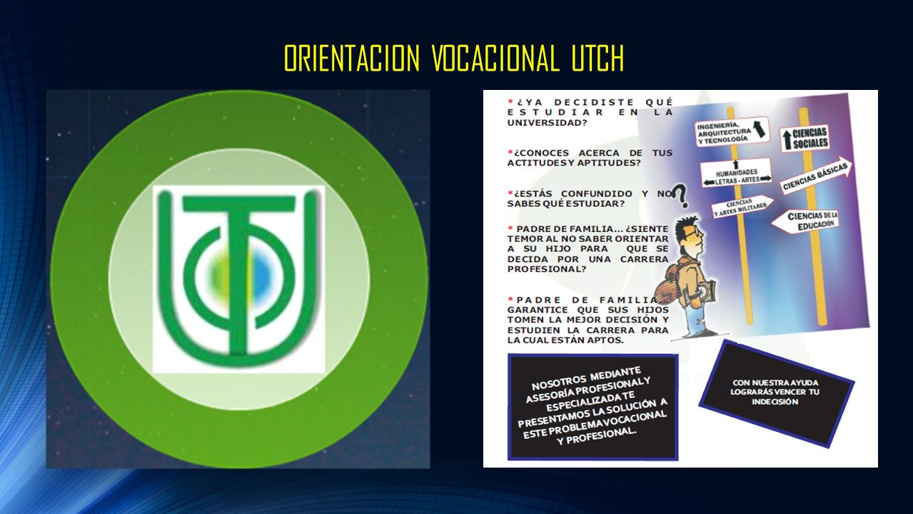 ORIENTACION VOCACIONAL UTCH