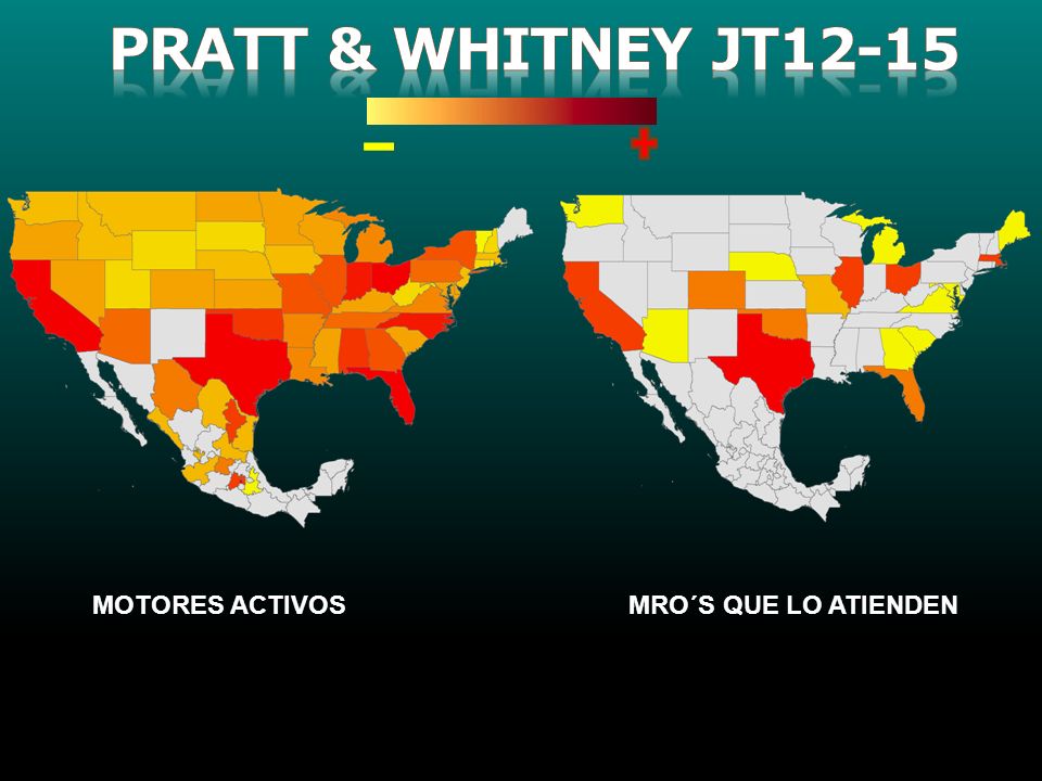 Pratt & whitney jt12-15 MOTORES ACTIVOS MRO´S QUE LO ATIENDEN