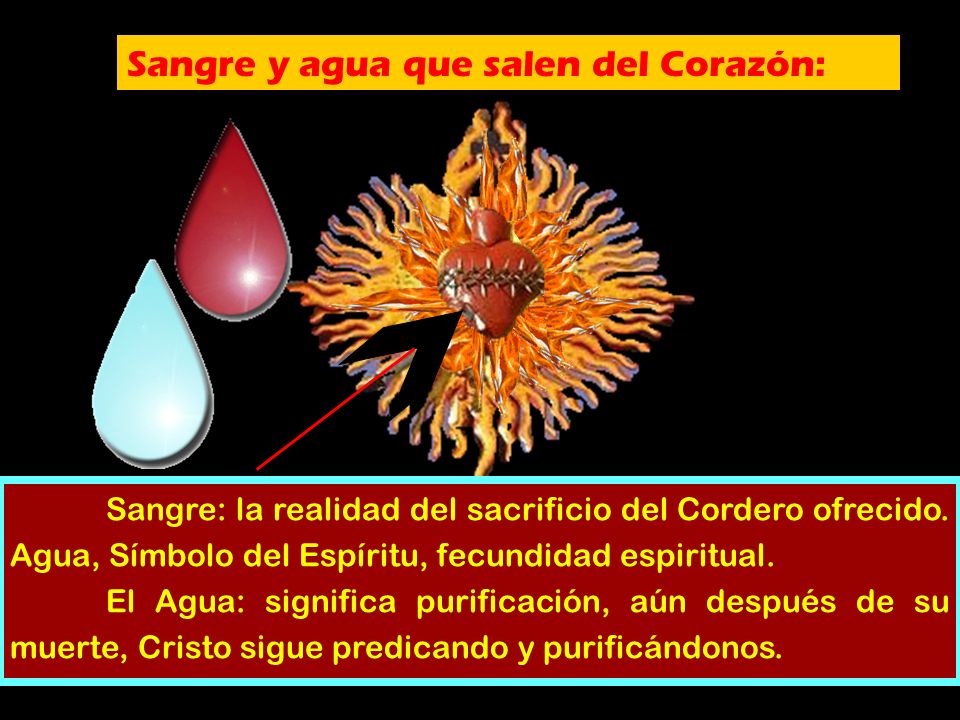 Sangre y agua que salen del Corazón: