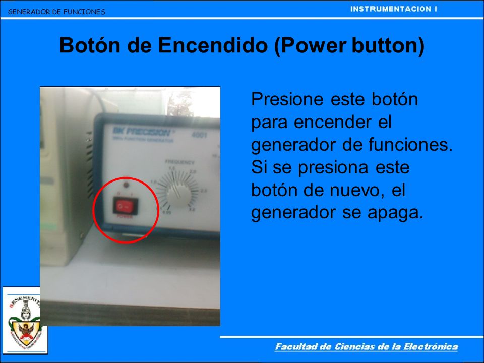Botón de Encendido (Power button)