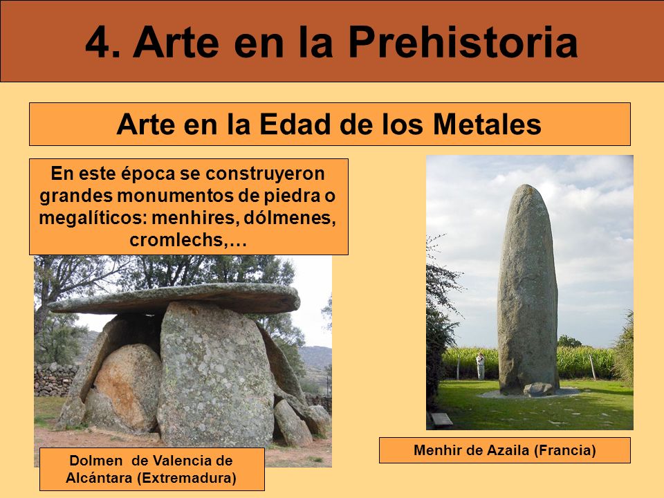4. Arte en la Prehistoria Arte en la Edad de los Metales