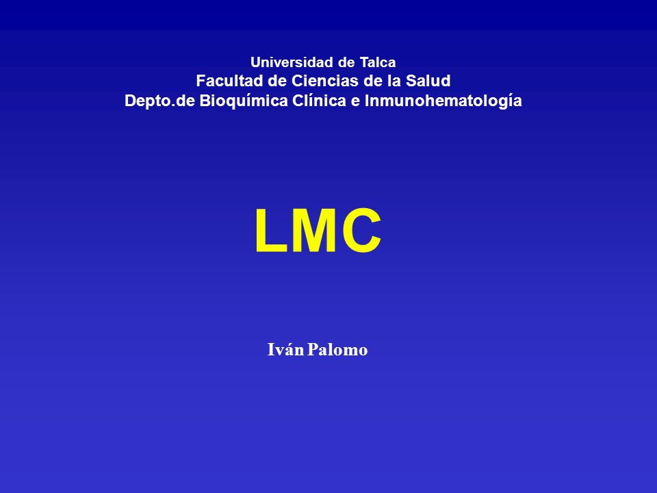 Universidad de Talca Facultad de Ciencias de la Salud Depto