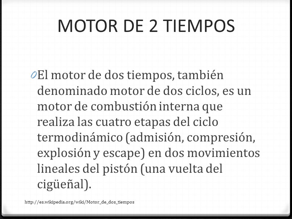 MOTOR DE 2 TIEMPOS