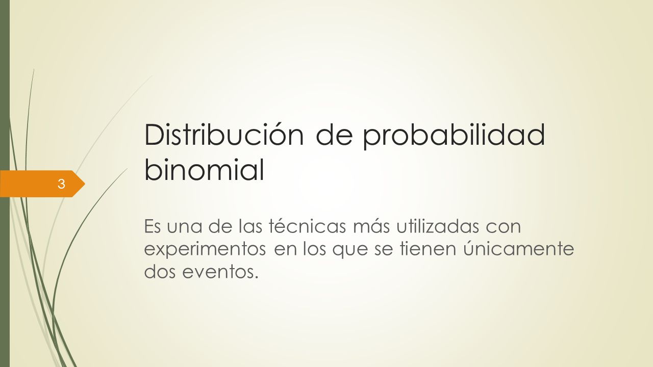 Distribución de probabilidad binomial