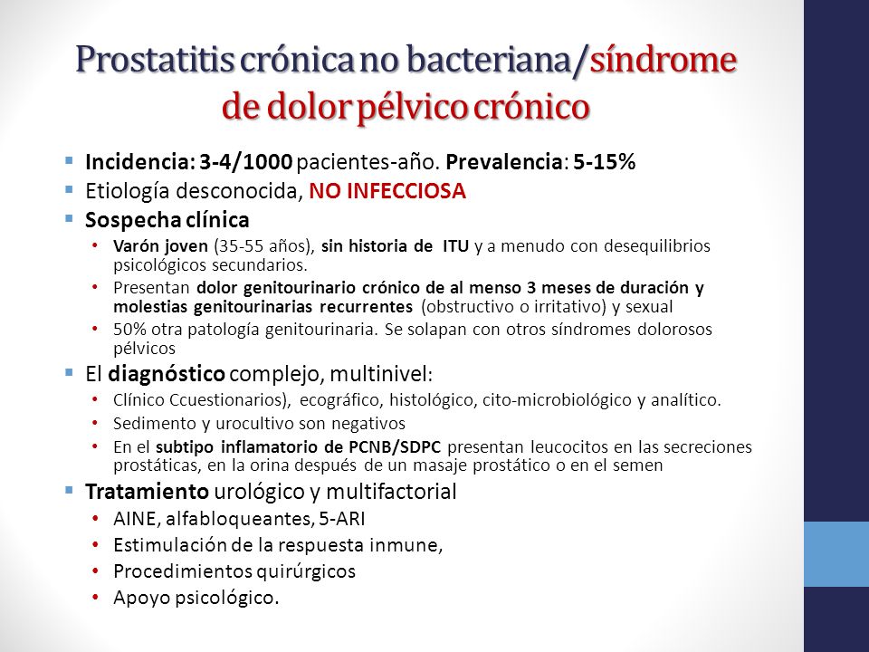 prostatitis bacteriana caso clínico)