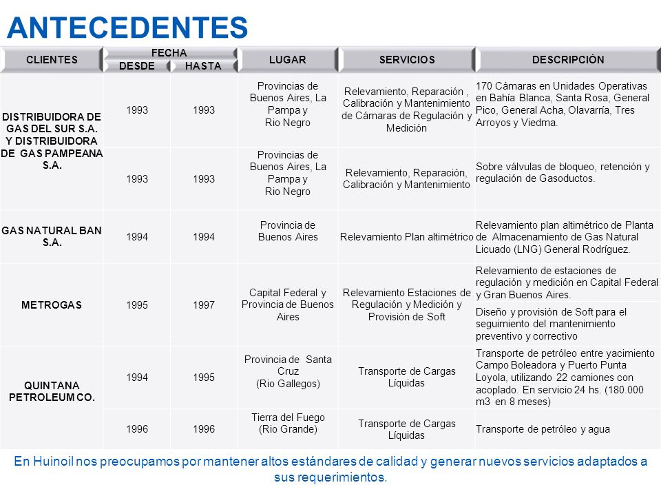 DISTRIBUIDORA DE GAS DEL SUR S.A. Y DISTRIBUIDORA DE GAS PAMPEANA S.A.