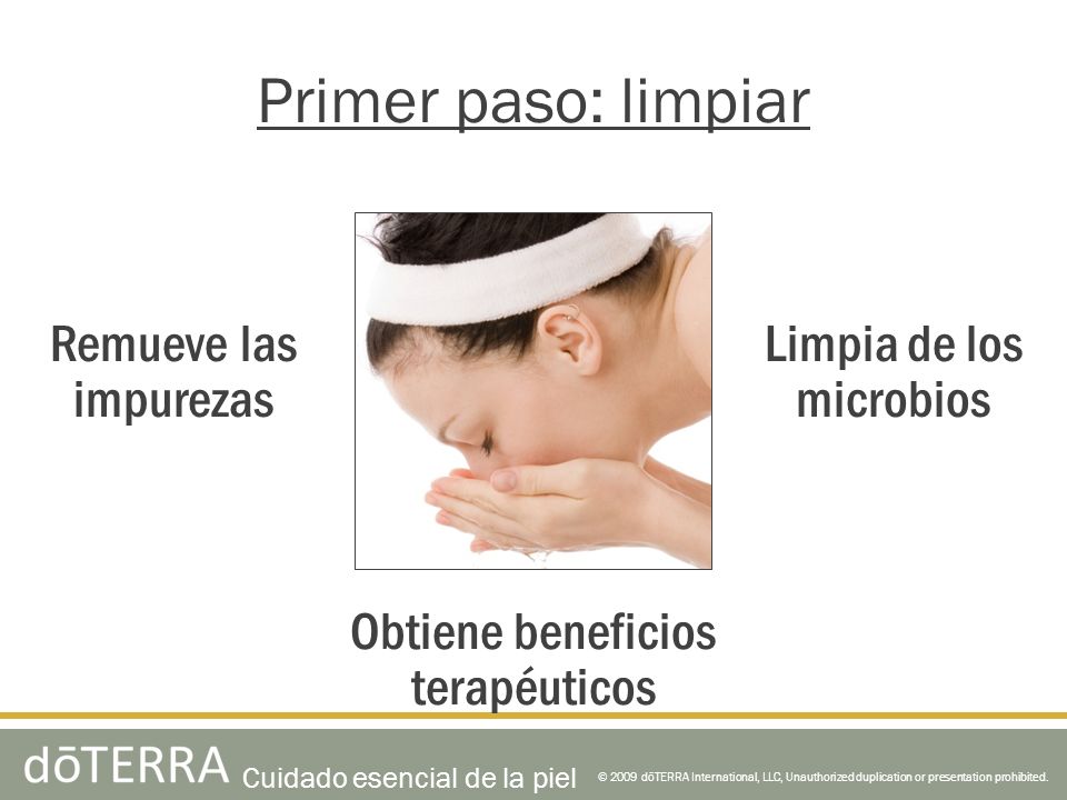 Primer paso: limpiar Remueve las impurezas Limpia de los microbios