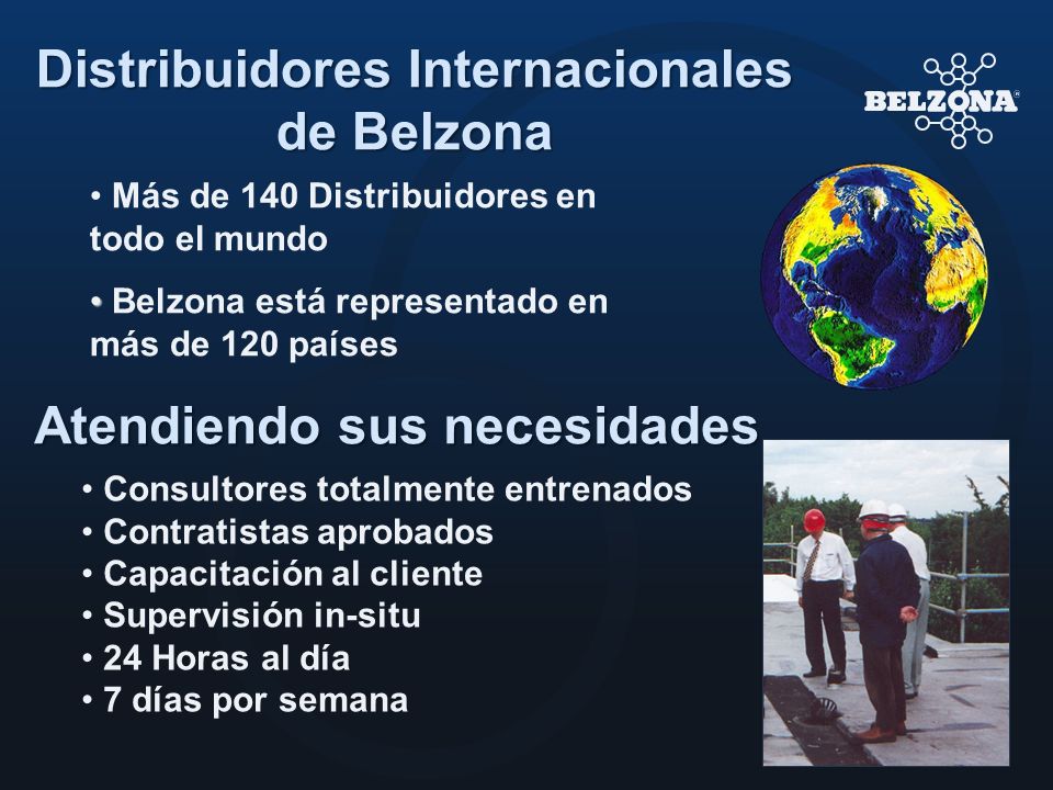 Distribuidores Internacionales de Belzona Atendiendo sus necesidades