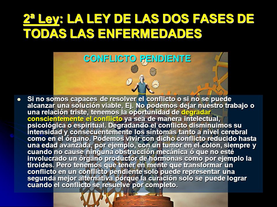 2ª Ley: LA LEY DE LAS DOS FASES DE TODAS LAS ENFERMEDADES