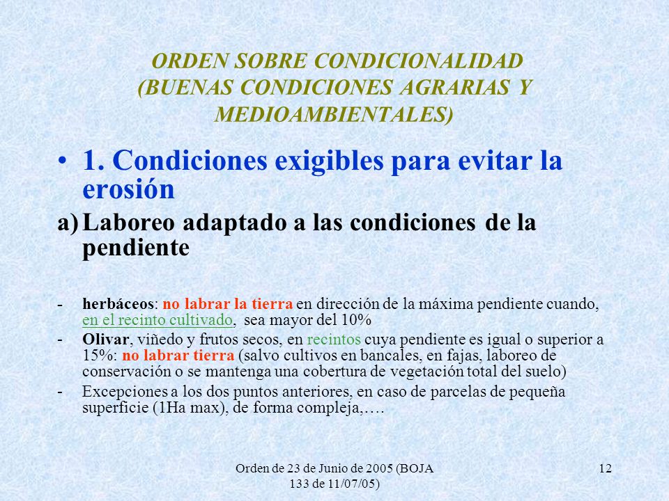 Orden de 23 de Junio de 2005 (BOJA 133 de 11/07/05)