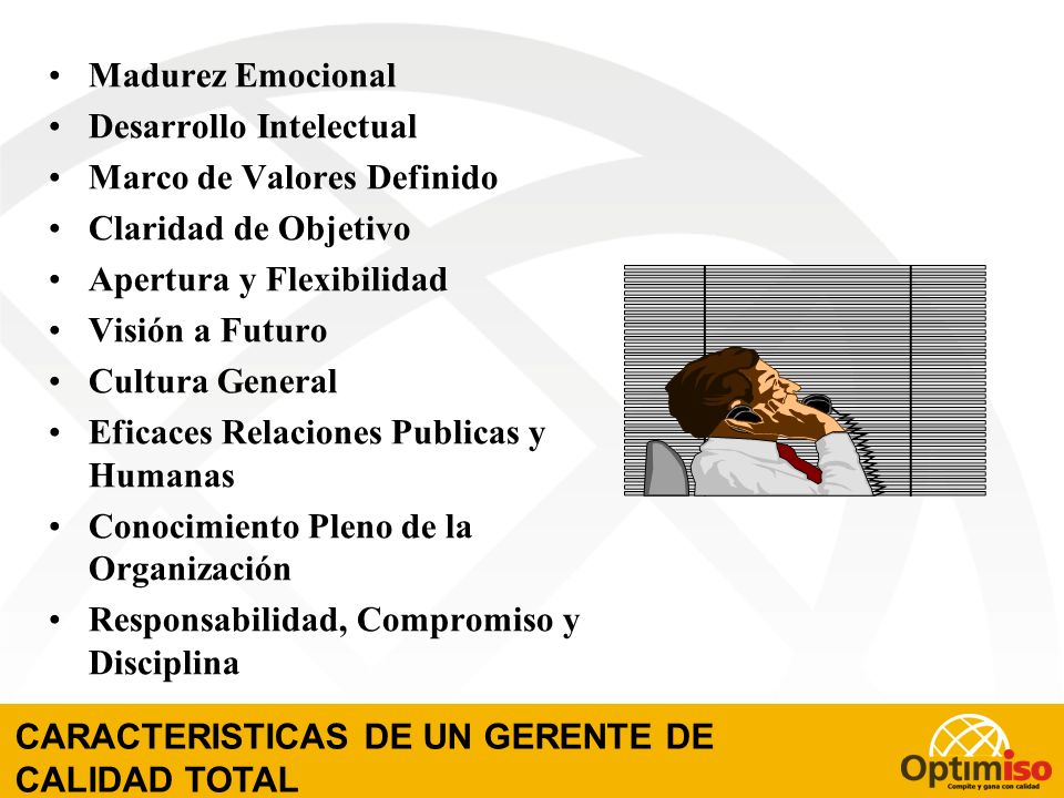 Madurez Emocional Desarrollo Intelectual. Marco de Valores Definido. Claridad de Objetivo. Apertura y Flexibilidad.