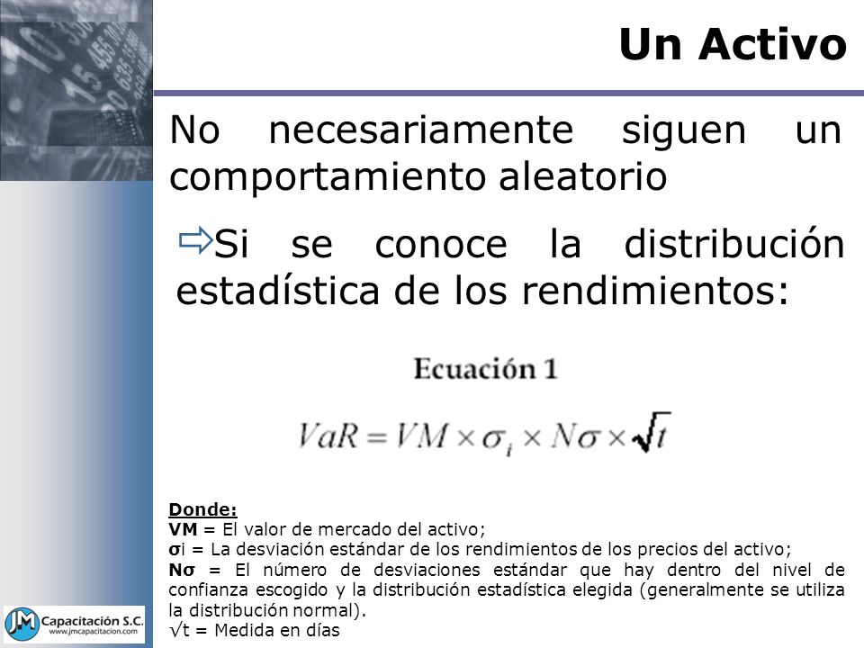 Un Activo No necesariamente siguen un comportamiento aleatorio