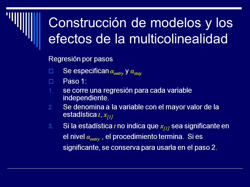 Construcción de modelos y los efectos de la multicolinealidad