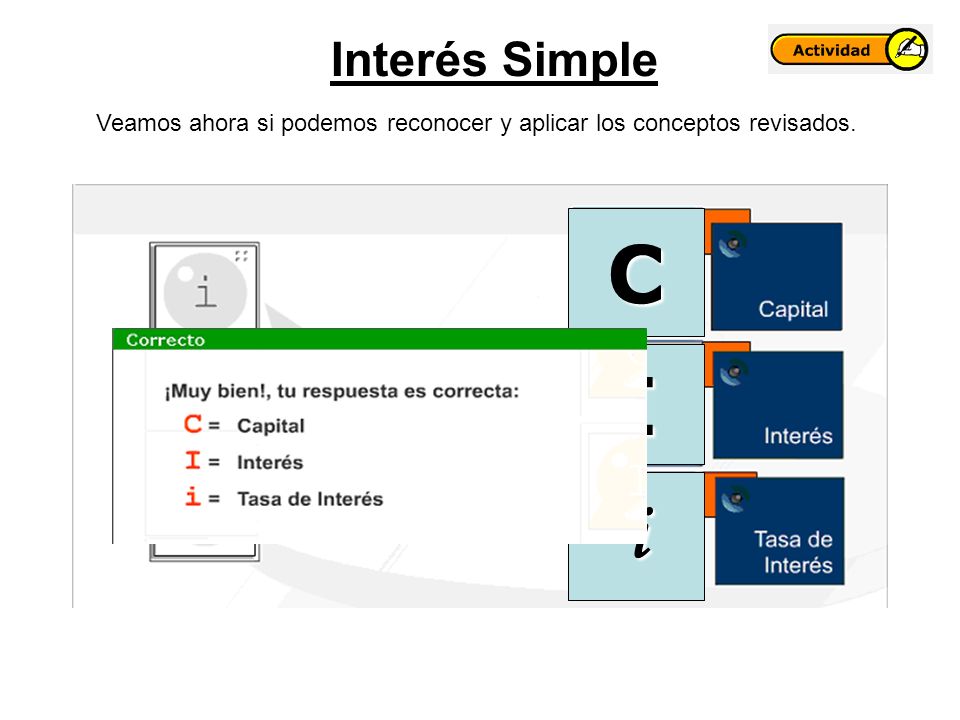 Veamos ahora si podemos reconocer y aplicar los conceptos revisados.