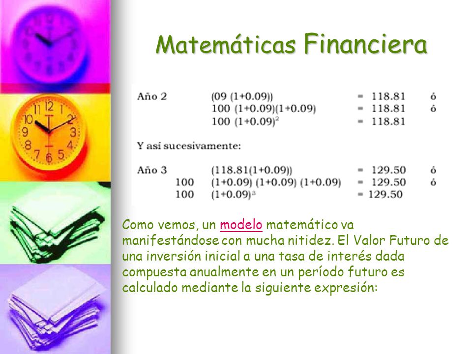 Matemáticas Financiera