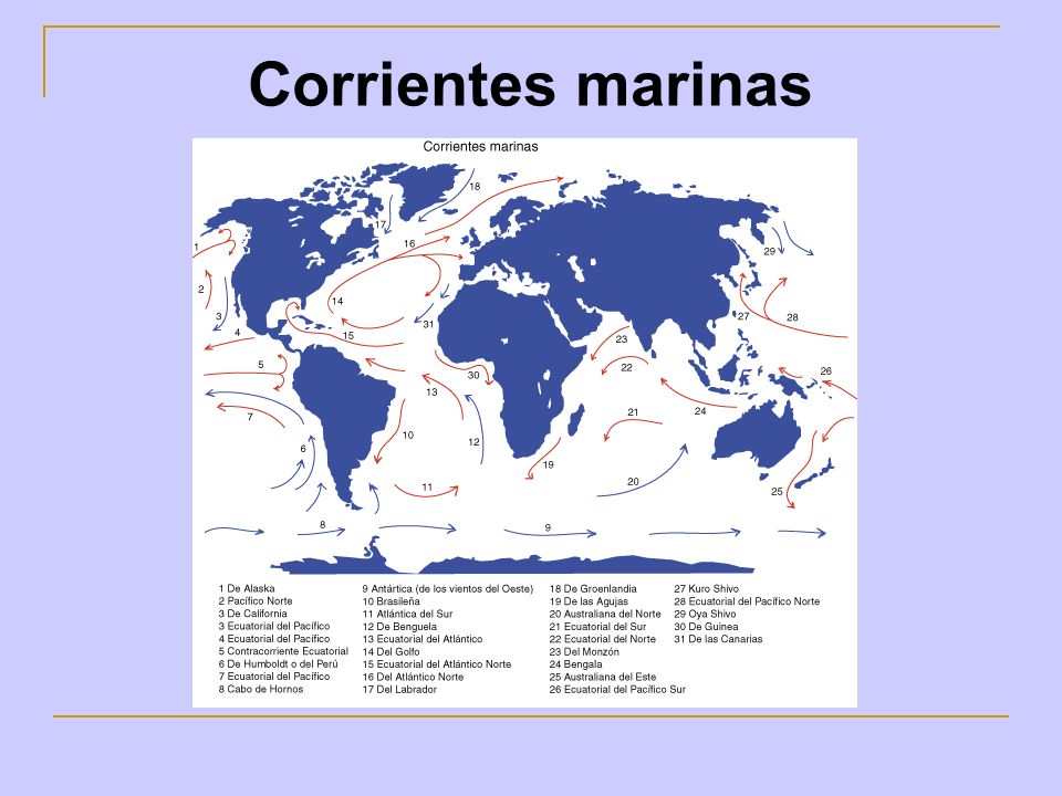 Corrientes marinas