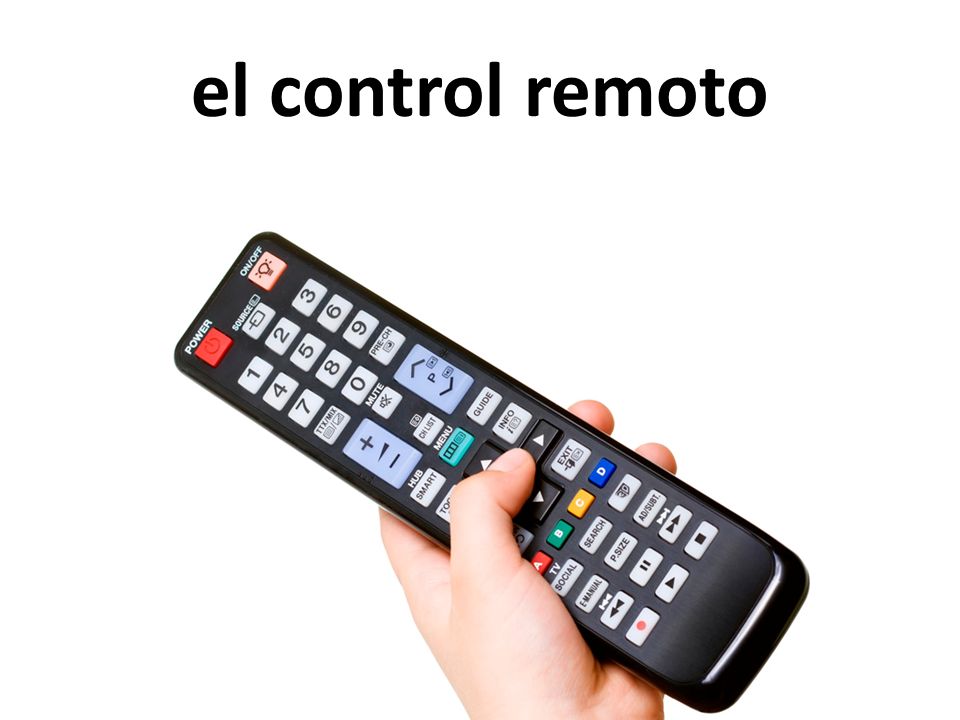 el control remoto