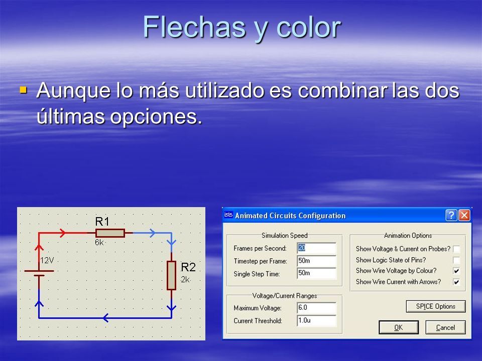 Flechas y color Aunque lo más utilizado es combinar las dos últimas opciones.