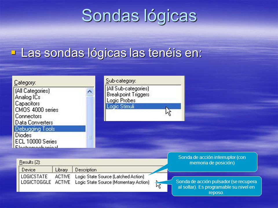 Sonda de acción interruptor (con memoria de posición)