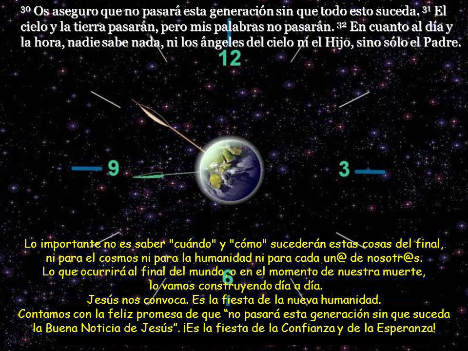 30 Os aseguro que no pasará esta generación sin que todo esto suceda
