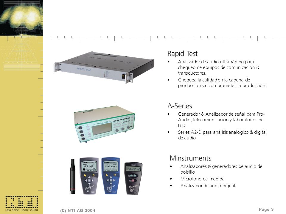 Rapid Test A-Series Minstruments