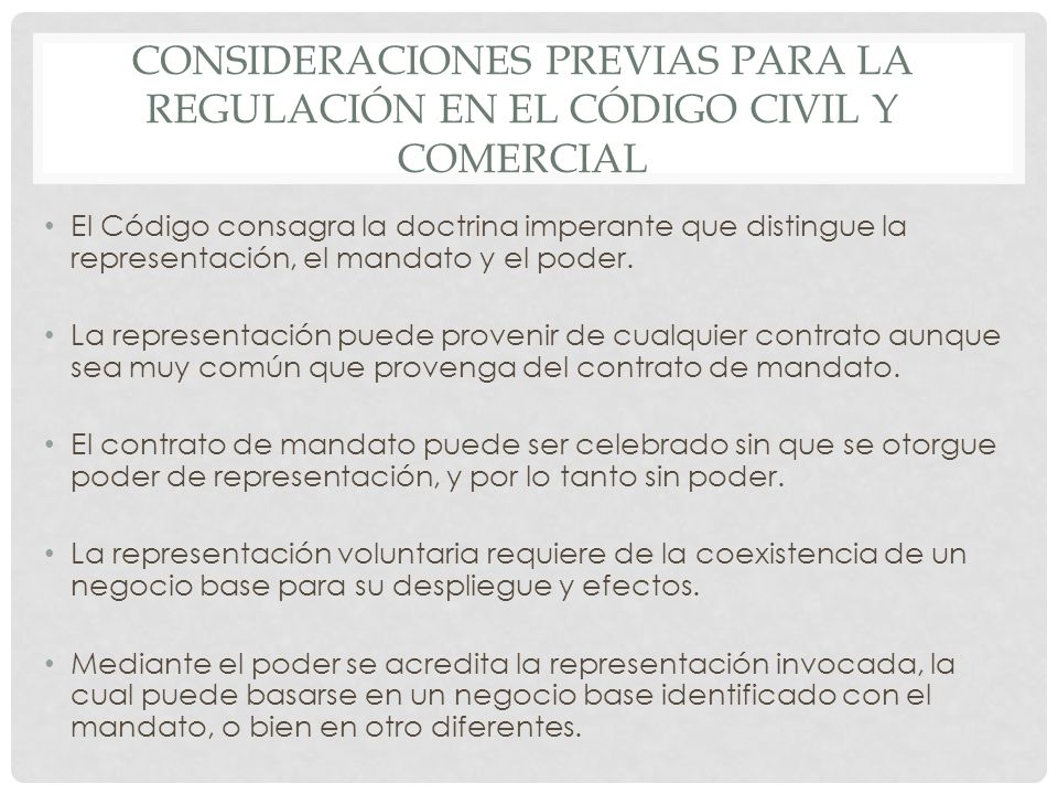 Consideraciones previas para la regulación en el Código Civil y Comercial