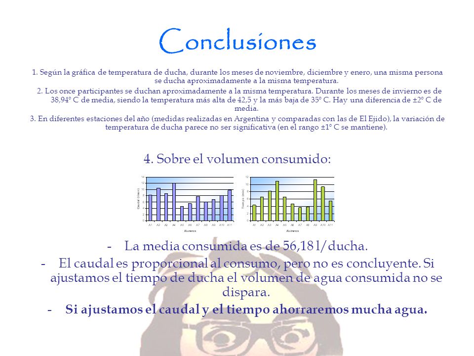 Si ajustamos el caudal y el tiempo ahorraremos mucha agua.