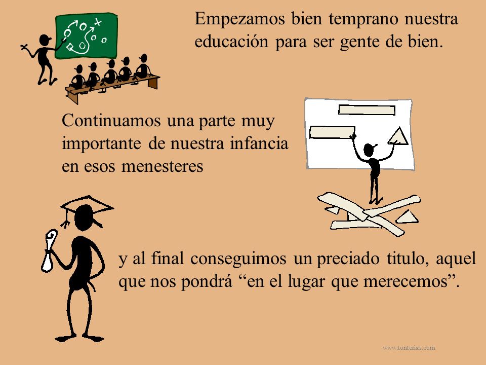 Empezamos bien temprano nuestra educación para ser gente de bien.