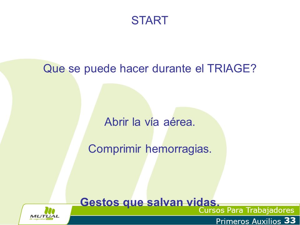 Gestos que salvan vidas.