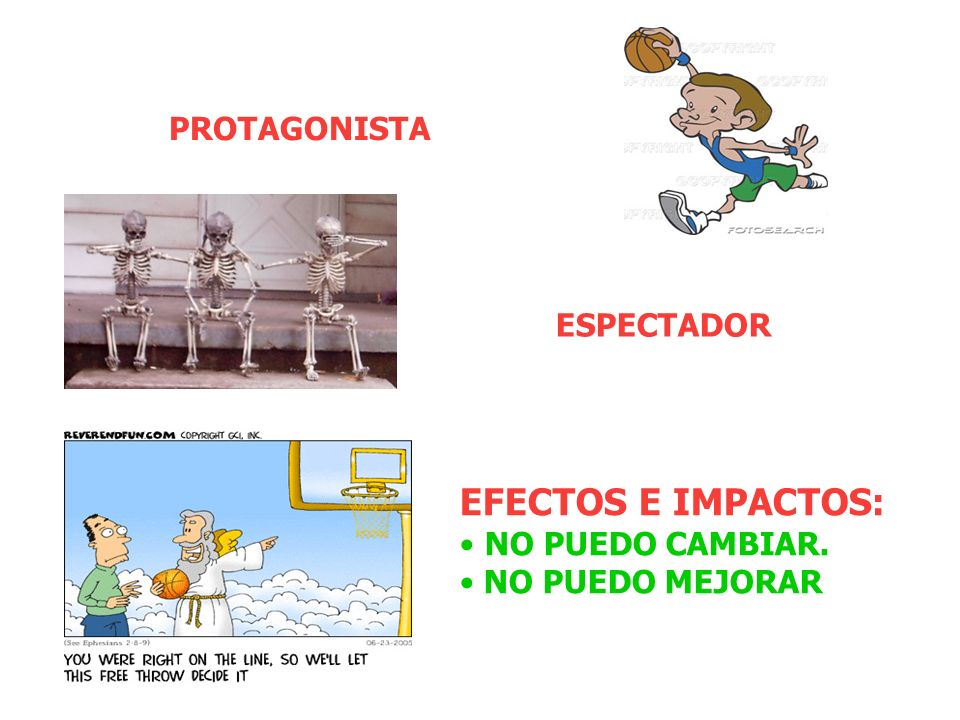 EFECTOS E IMPACTOS: ATRIBUCIÓN INTERNA PROTAGONISTA ATRIBUCIÓN EXTERNA