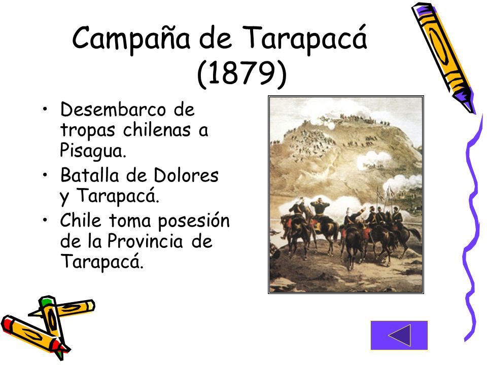 Campaña de Tarapacá (1879) Desembarco de tropas chilenas a Pisagua.