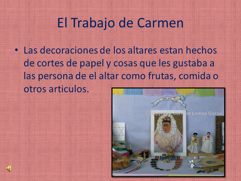 El Trabajo de Carmen