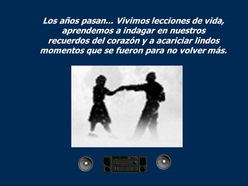 Los años pasan...