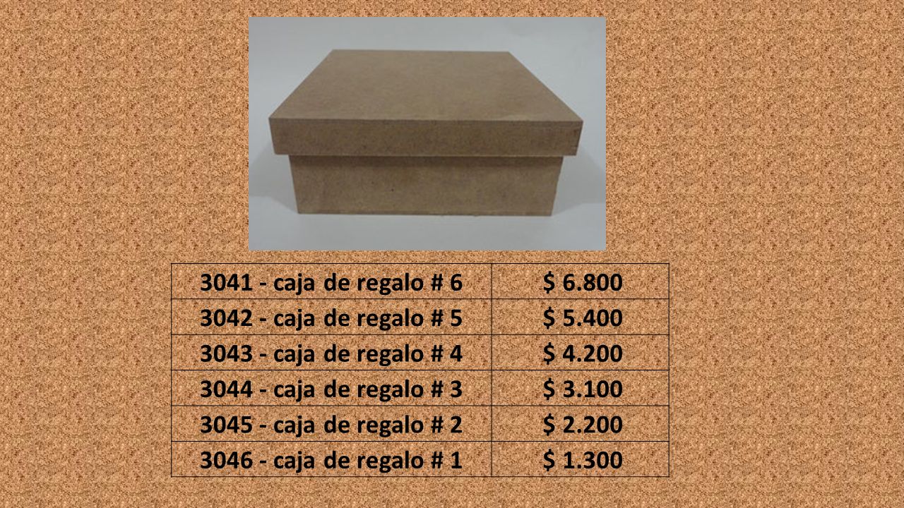 caja de regalo # 6 $ caja de regalo # 5. $ caja de regalo # 4.