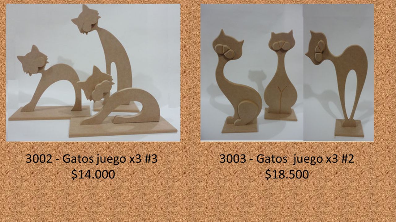 Gatos juego x3 #3 $ Gatos juego x3 #2 $18.500