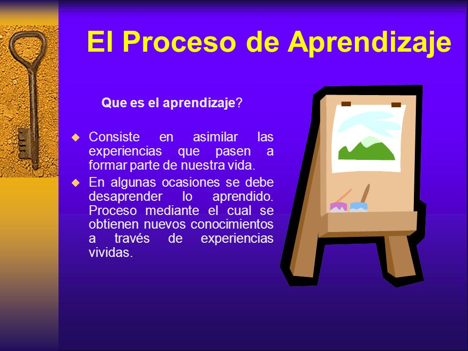 El Proceso de Aprendizaje