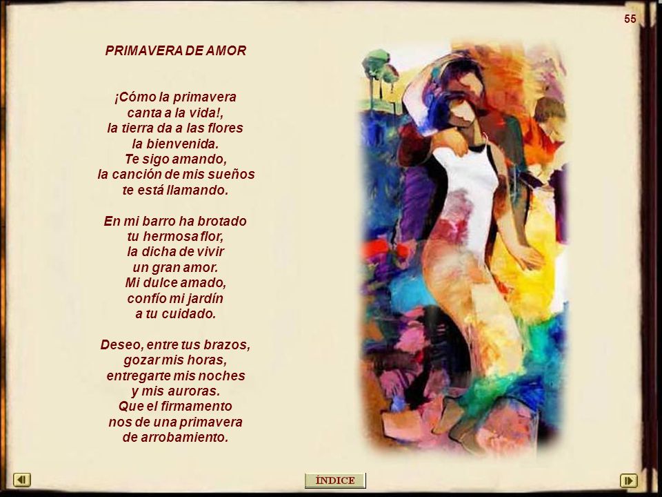la tierra da a las flores la canción de mis sueños