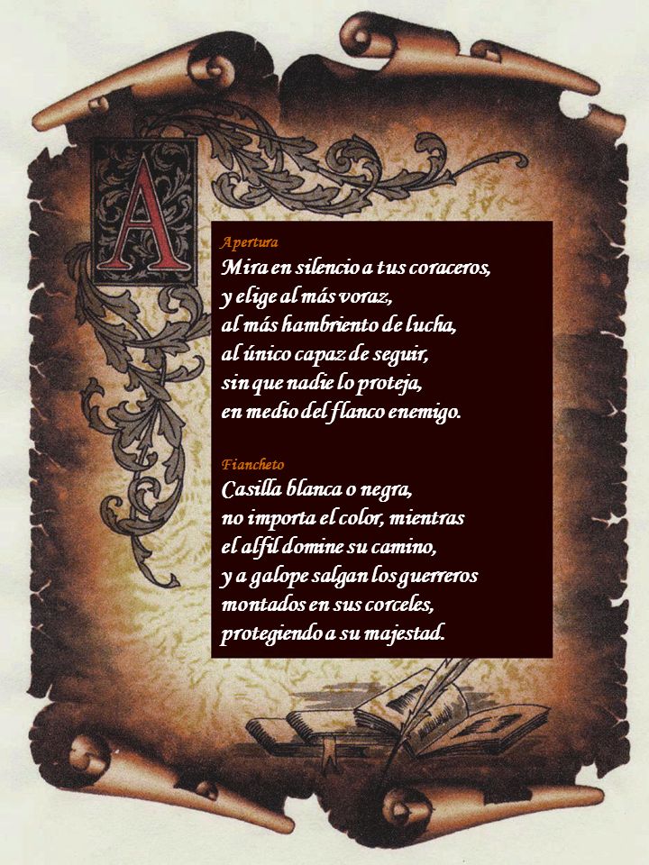Mira en silencio a tus coraceros, y elige al más voraz,