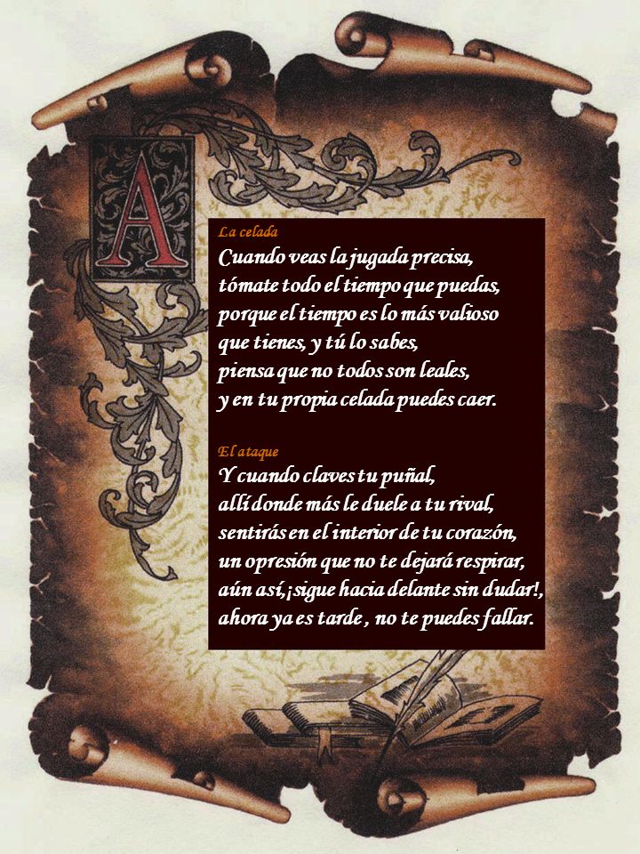 Cuando veas la jugada precisa, tómate todo el tiempo que puedas,