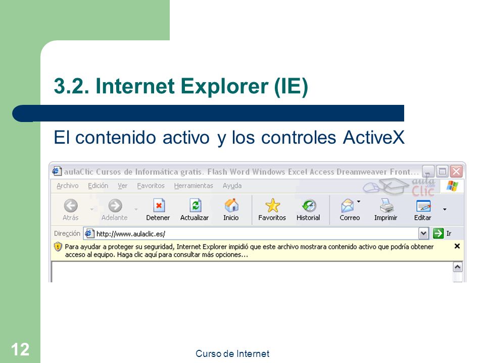 3.2. Internet Explorer (IE)