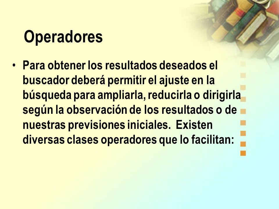 Operadores