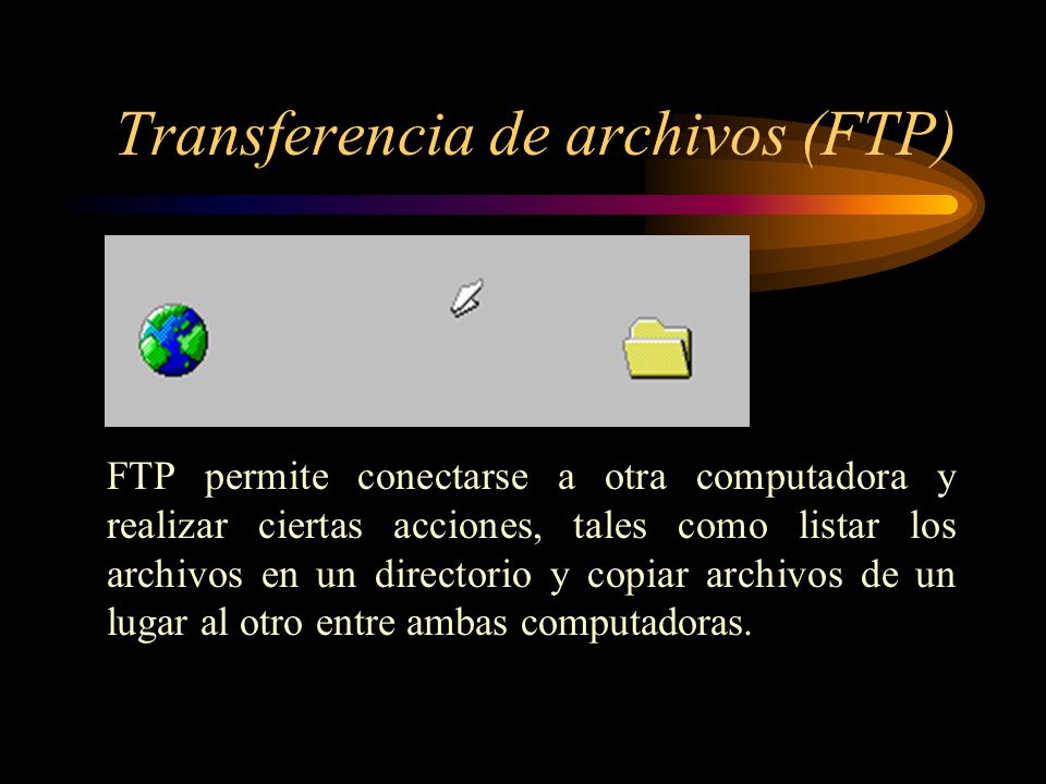 Transferencia de archivos (FTP)