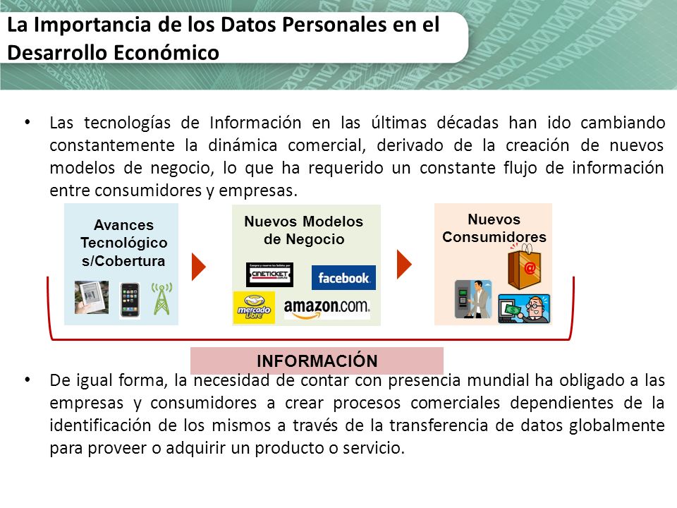 La Importancia de los Datos Personales en el Desarrollo Económico