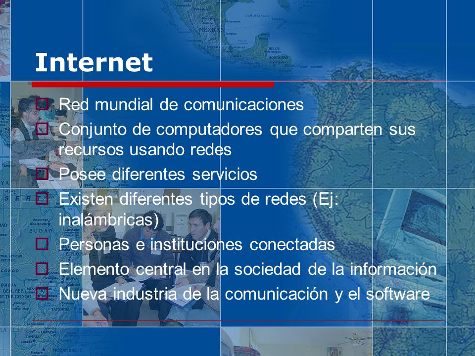 Internet Red mundial de comunicaciones