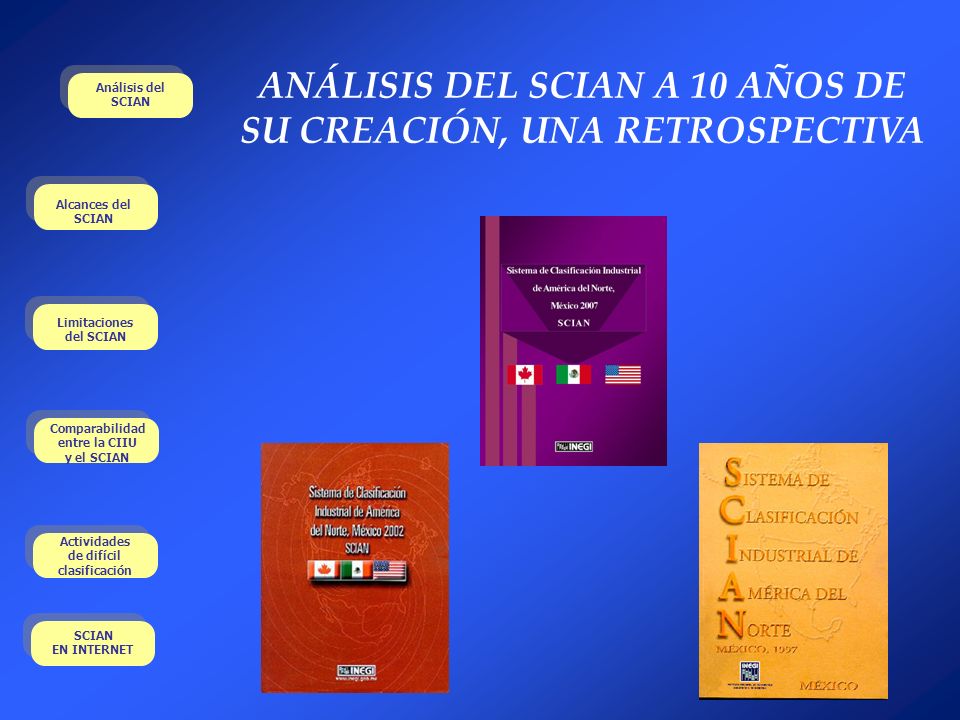 ANÁLISIS DEL SCIAN A 10 AÑOS DE SU CREACIÓN, UNA RETROSPECTIVA