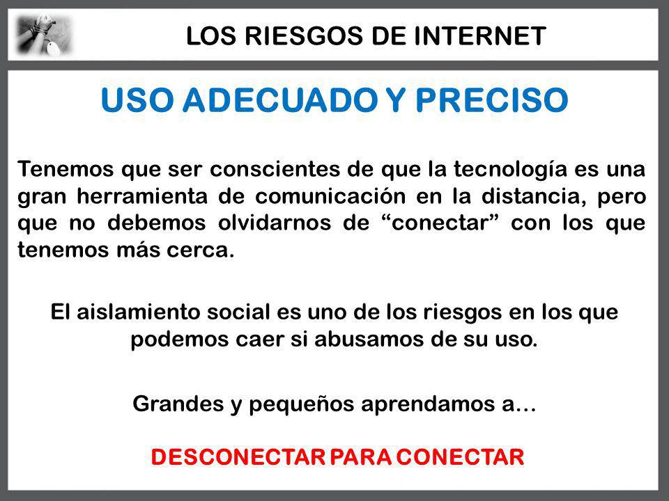 DESCONECTAR PARA CONECTAR