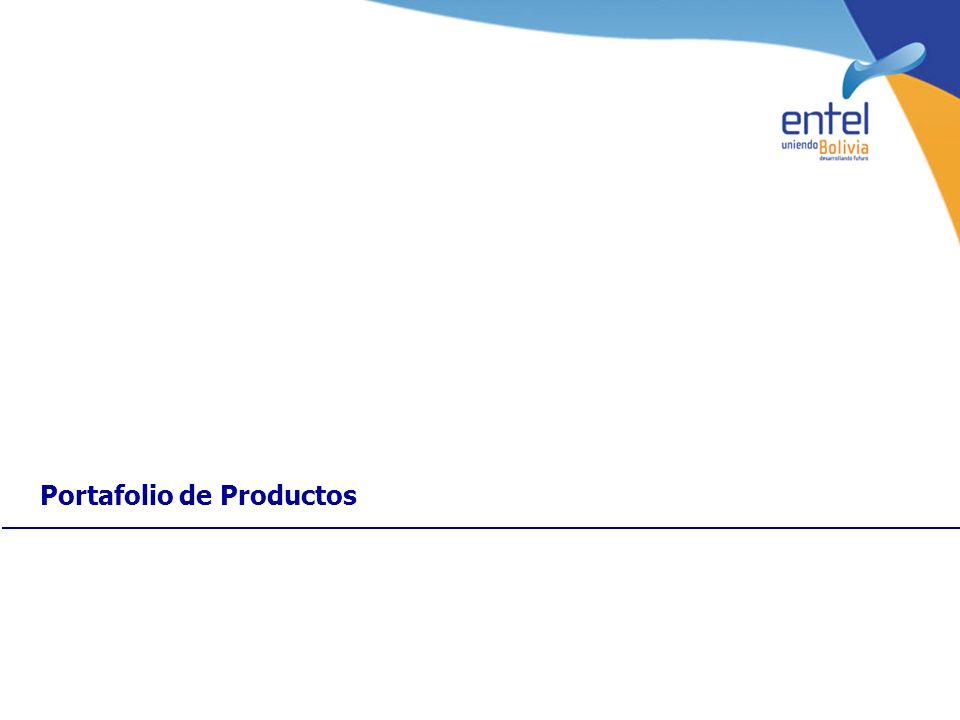 Portafolio de Productos
